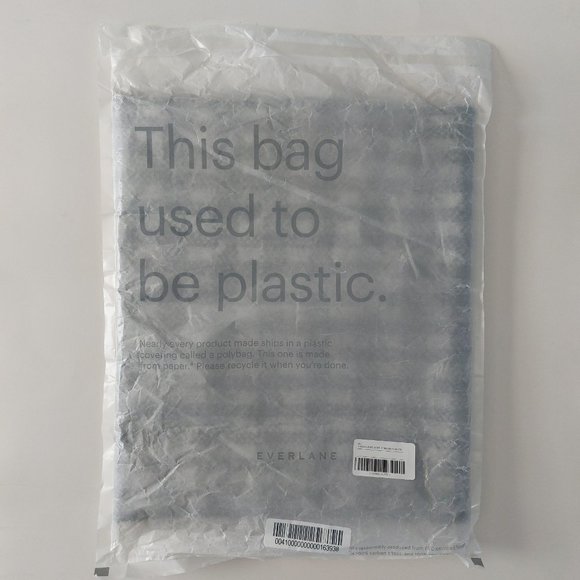 EVERLANE Scarf Alpaca Grey Check Wool Patterned Unisex New Quality Gift Luxury - Picture 5 of 6